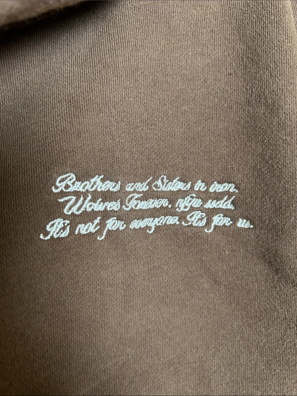 Darc Sport “SHE” Limited Edition 149 out of 500 Wolves Club Cropped Hoodie